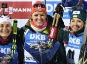 Биатлон в Эстерсунде: комментарии призеров женского спринта