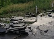 На Кировоградщине иловый поток снес легковушку в кювет