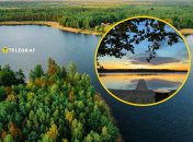 Озеро Добре у Волинській області