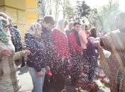 Пасхальное богослужение во Владимирском соборе в Киеве (Фото)