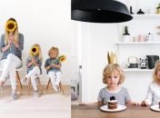 Креативная семья покорила Сеть своими образами в стиле минимализм (Фото)