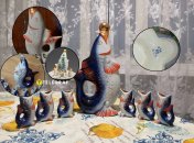 Сервиз времен СССР "Рыбки" — сколько стоит сейчас и какого цвета сервиз будет самым дорогим?