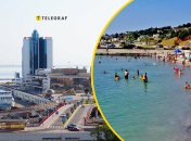 Зруйнований готель "Одеса" і море - символи сучасного міста