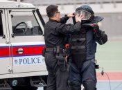 В Гонконге саперы обезвреживают авиабомбу времен Второй мировой войны