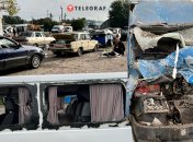 В Запорожье россияне обстреляли колонну с гражданскими