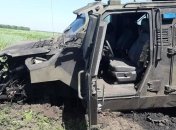 В зоні ООС підірвався автомобіль з нацгвардійцями 
