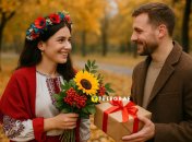 Українка вітає чоловіка