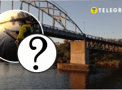 Мужчина на сапе ловил рыбу в Киеве