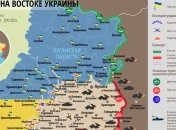 Карта АТО на востоке Украины (16 января)