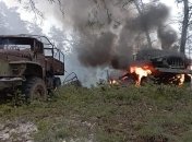 Уничтоженная техника оккупантов