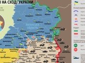 Карта АТО на востоке Украины (18 июня)