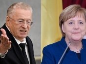 Володимир Жириновський і Ангела Меркель