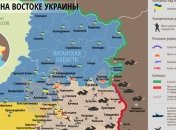 Карта АТО на востоке Украины (24 декабря)