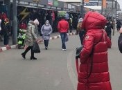 Рынок в Харькове работает, несмотря на карантин выходного дня (видео)