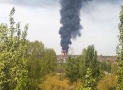 Пожар на нефтебазе