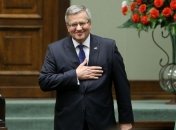 Коморовский: Запад возлагает большие надежды на Порошенко