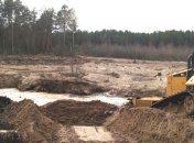 В Ровненской области остановили незаконную добычу янтаря