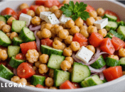 Нут сделает салат не только вкусным, но и сытным