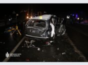 Легковий автомобіль, який постраждав у ДТП