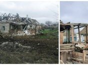 Последствия обстрелов Запорожской области, которые произошли несколько дней назад