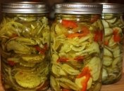 Рецепт салата из огурцов и перцем