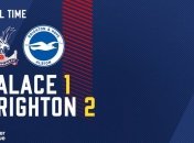Брайтон на выезде обыграл Кристал Пэлас