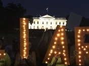 У Белого дома протестуют против Трампа