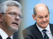 Андрей Мельник и Олаф Шольц