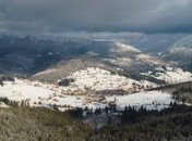 Красоту заснеженного Буковеля показали на видео с высоты