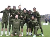 Игроки ПСЖ в хорошем настроении перед ответной игрой