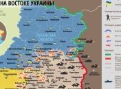 Карта АТО на востоке Украины (19 января)