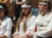 Возле "Украинского дома" пять человек продолжают голодовку