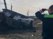 На месте аварии