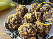 Домашние конфеты из банана и орехов