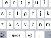 Как отключить строчные буквы на клавиатуре iOS 9