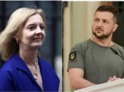Лиз Трасс и Владимир Зеленский