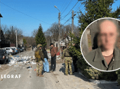 Место взрыва и фигурант дела