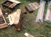 В Авдеевке обнаружили тайник с оружием и боеприпасами