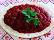 Пикантный соус из свеклы и хрена