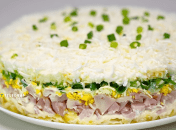 Салат "Оселедець під периною"