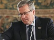 Коморовский о "пожаре" в Украине 