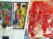 Художник в подгузниках: картины двухлетнего "Пикассо" продают за тысячи долларов