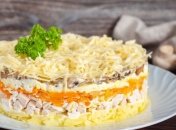 Слоеный салат "Императорский"