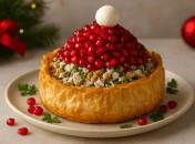 Салат "Шапка Санты"