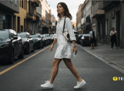 Білі кросівки - універсальне взуття