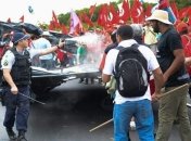 Массовые беспорядки произошли в Бразилии