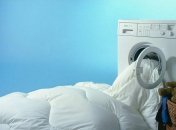 Одеяло из-за больших размеров не влезает в стиральную машинку