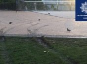 Пьяный водитель пытался заехать на "мост Кличко"