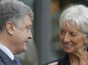 Порошенко и Лагард подготовят "дорожную карту" приоритетных реформ