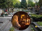 Поминальные дни на кладбище